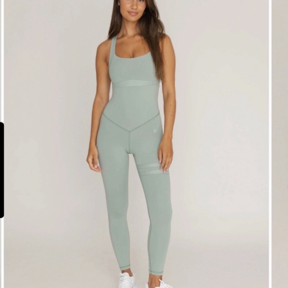 Topissima Nicole Jumpsuit in Mint Green Size Small
